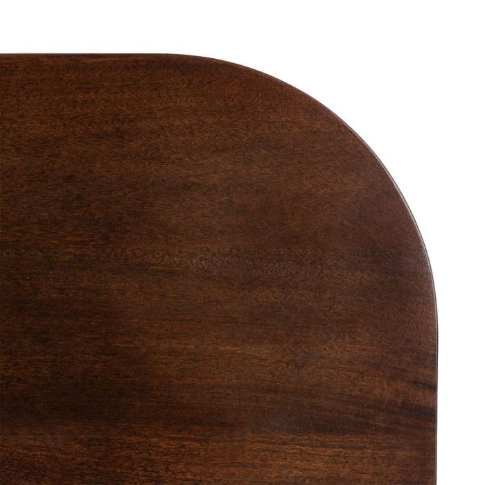 Mesita Marrón Oscuro Madera de Mango 80 X 80 X 45 cm