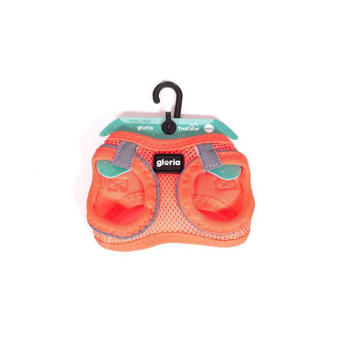 Arnés-Vestido Air Mesh Trek Star Naranja XXXS 18-20 cm 1 Arnés-Vestido Air Mesh Trek Star Naranja XXXS 18-20 cm 1