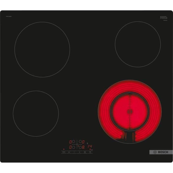 Tabla vitro 60cm Bosch - PKF611BB8E - Tipo de comando: en la parte delantera - Diseño: sin marco - Zona doble - Negro Tabla vitro 60cm Bosch - PKF611BB8E - Tipo de comando: en la parte delantera - Diseño: sin marco - Zona doble - Negro