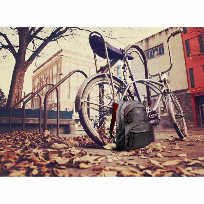 Port Designs Mochila Houston para Portátil 14-15.6 pulgadas con Compartimento Ergonómico, Bolsillo Tablet 10.1'' y Organizador 12