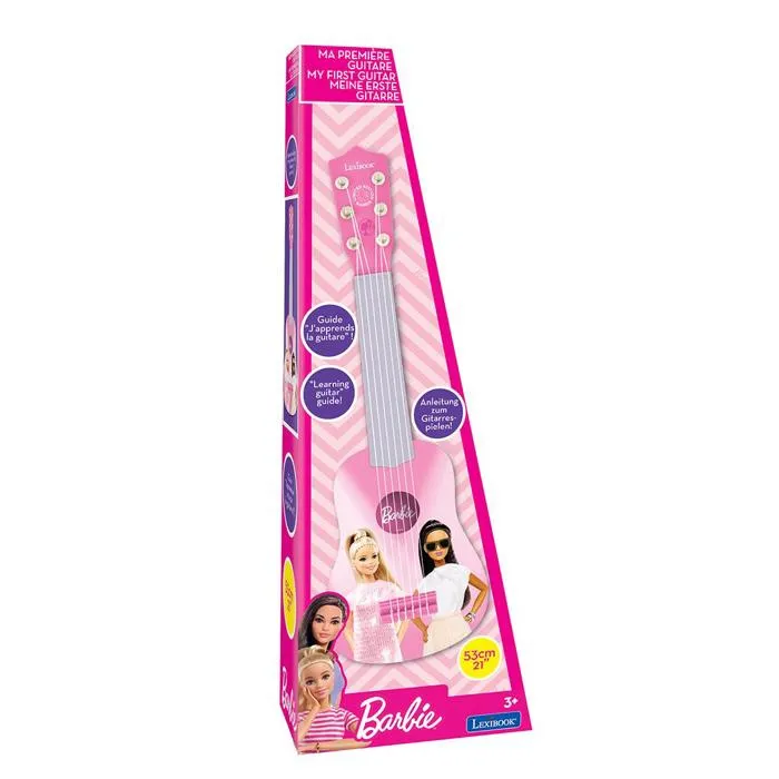 Lexibook LEXK200BB Mi Primera Barbie Guitarra 53cm 3