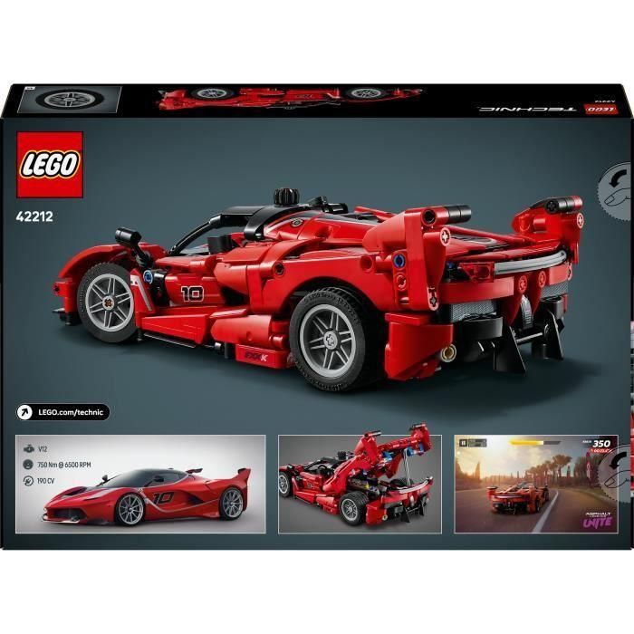 LEGO 42212 Ferrari FXX K Technic Coche de Carreras Maqueta para Construir 5 LEGO 42212 Ferrari FXX K Technic Coche de Carreras Maqueta para Construir 5