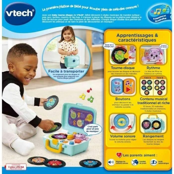 TOCADISCOS PARA BEBÉ VTECH 4 TOCADISCOS PARA BEBÉ VTECH 4