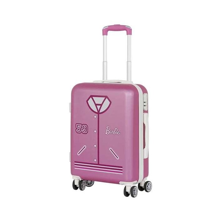 Karactermania Barbie Varsity Maleta Cabina ABS 4 Ruedas 55x38x20 cm 1 Karactermania Barbie Varsity Maleta Cabina ABS 4 Ruedas 55x38x20 cm 1