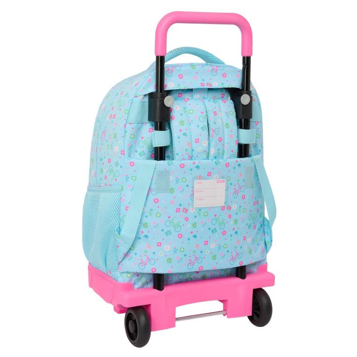 Mochila Escolar con Ruedas Safta Bicicleta Azul 33 x 45 x 22 cm Bicicleta 2 Mochila Escolar con Ruedas Safta Bicicleta Azul 33 x 45 x 22 cm Bicicleta 2