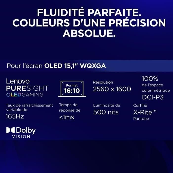 Lenovo 83LY0005FR Portátil Legion 5 15IRX10 Gaming - i7-13650HX, RTX 5060 115W, 32GB RAM, 512GB SSD, OLED WQXGA 15.1" 4