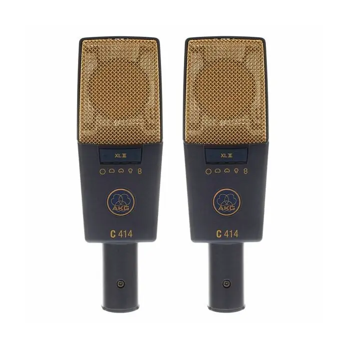 AKG C414XLII Set Estéreo de Micrófonos con 9 Patrones Polares, Respuesta 20Hz-20kHz, SPL Máx 140dB 0 AKG C414XLII Set Estéreo de Micrófonos con 9 Patrones Polares, Respuesta 20Hz-20kHz, SPL Máx 140dB 0