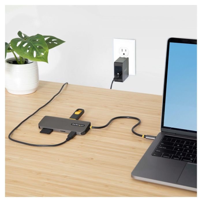 Startechcom 115B-USBC-MULTIPORT Docking Station USB-C, HDMI 4K 60Hz, 100W PD, 3x USB-A, Ethernet Gigabit, Lector SD/MicroSD, Compatible Multiplataforma 2