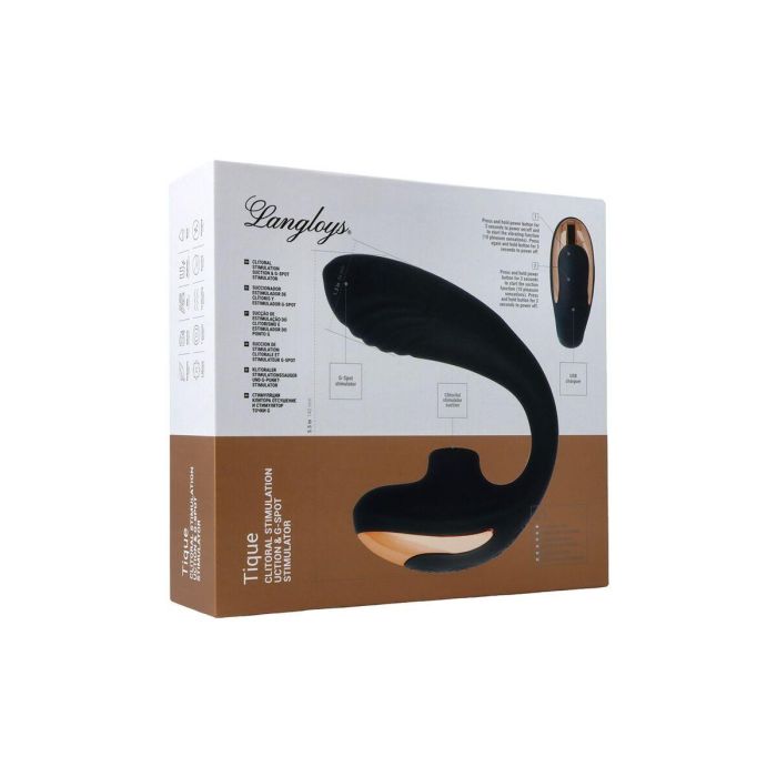 Succionador de Clítoris Langloys TICKET Negro 3
