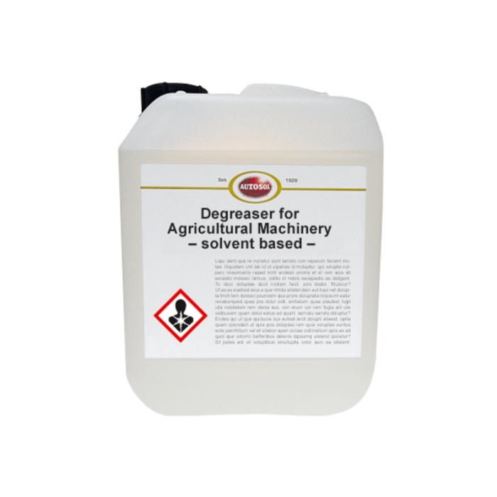 Autosol SOL22000304 Limpiador Agrícola a Base de Solvente 10 Litros para Grasa, Aceite y Suciedad Persistente - Sin Corrosión Autosol SOL22000304 Limpiador Agrícola a Base de Solvente 10 Litros para Grasa, Aceite y Suciedad Persistente - Sin Corrosión