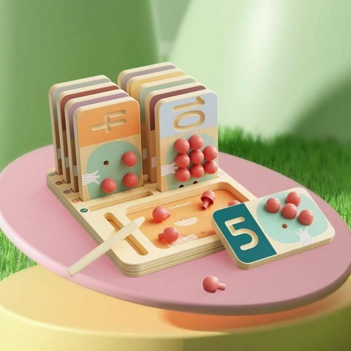 Top Bright TOP4260771791187 Juego Educativo Entrenador de Números: Árbol Frutal de Madera con Frutas para Recoger y Escritura 1 Top Bright TOP4260771791187 Juego Educativo Entrenador de Números: Árbol Frutal de Madera con Frutas para Recoger y Escritura 1