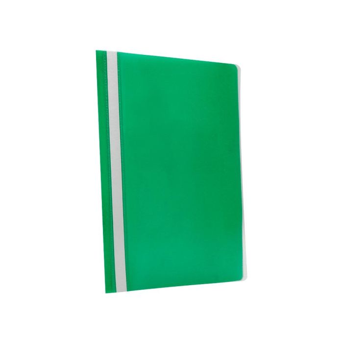 Carpeta Dossier Fastener Plastico Q-Connect Din A4 Verde 25 unidades 3