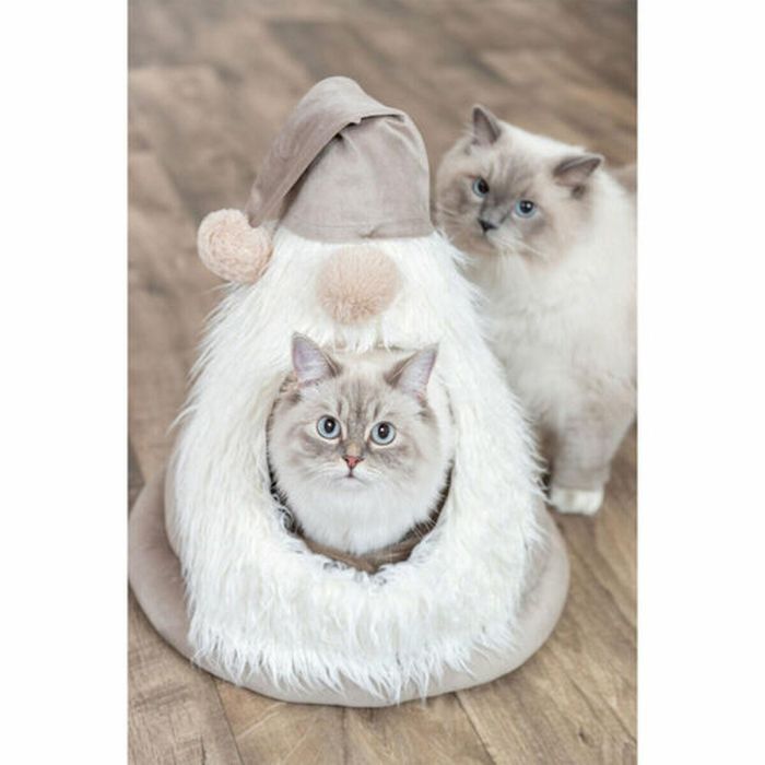 Cama para Gato Trixie Beige Ø 45 x 47 cm Navidad Gnomo 1 Cama para Gato Trixie Beige Ø 45 x 47 cm Navidad Gnomo 1