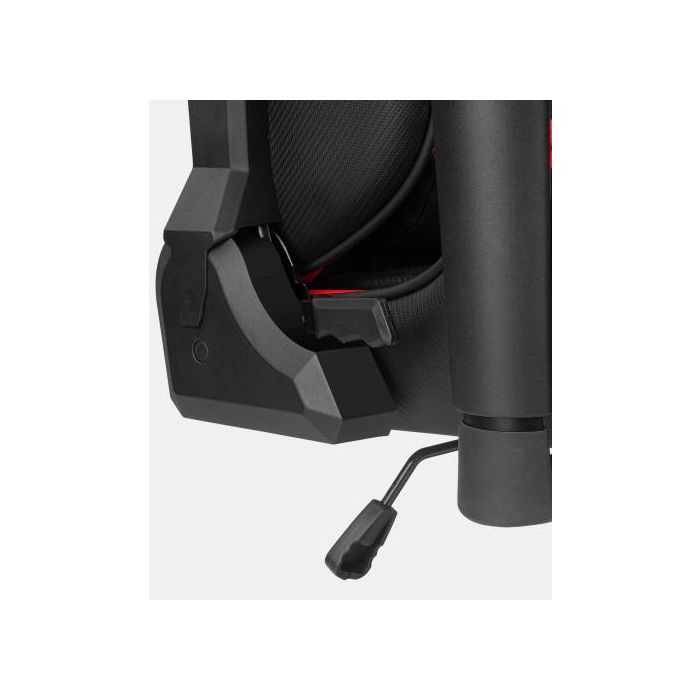 Drift DR350 Silla Gaming Ergonómica con Reposabrazos 4D, Pistón Clase 4 150kg, Respaldo Reclinable 90-135°, Cojines Lumbar/Cervical, Negro/Rojo 5