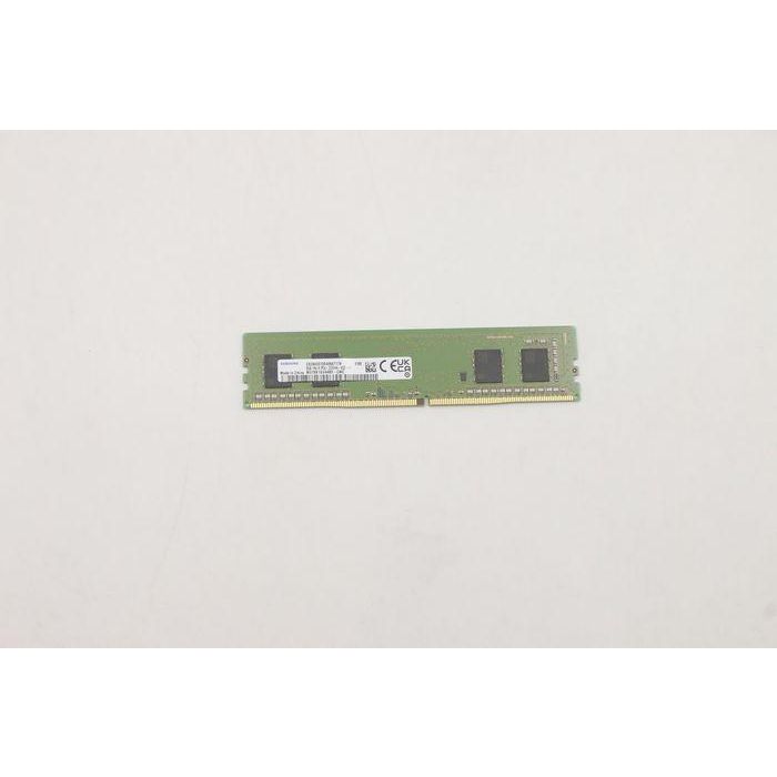 Lenovo UDIMM, 8GB capacity, DDR4 type, 3200MHz speed, non-ECC, 288-pin design, compatible with Lenovo systems. Lenovo UDIMM, 8GB capacity, DDR4 type, 3200MHz speed, non-ECC, 288-pin design, compatible with Lenovo systems.