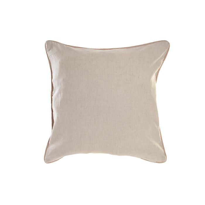 DKD Home Decor Funda de Cojín Cuadrado Decorativo Tradicional Beige Rosa de 50x50 cm, Poliéster con Cierre de Cremallera y Lavado en Seco 2 DKD Home Decor Funda de Cojín Cuadrado Decorativo Tradicional Beige Rosa de 50x50 cm, Poliéster con Cierre de Cremallera y Lavado en Seco 2