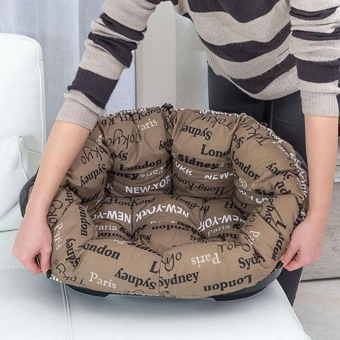 Cesta - FERPLAST - SOFÁ 6 - Diseño moderno - Cojín estampado - Antideslizante 3 Cesta - FERPLAST - SOFÁ 6 - Diseño moderno - Cojín estampado - Antideslizante 3