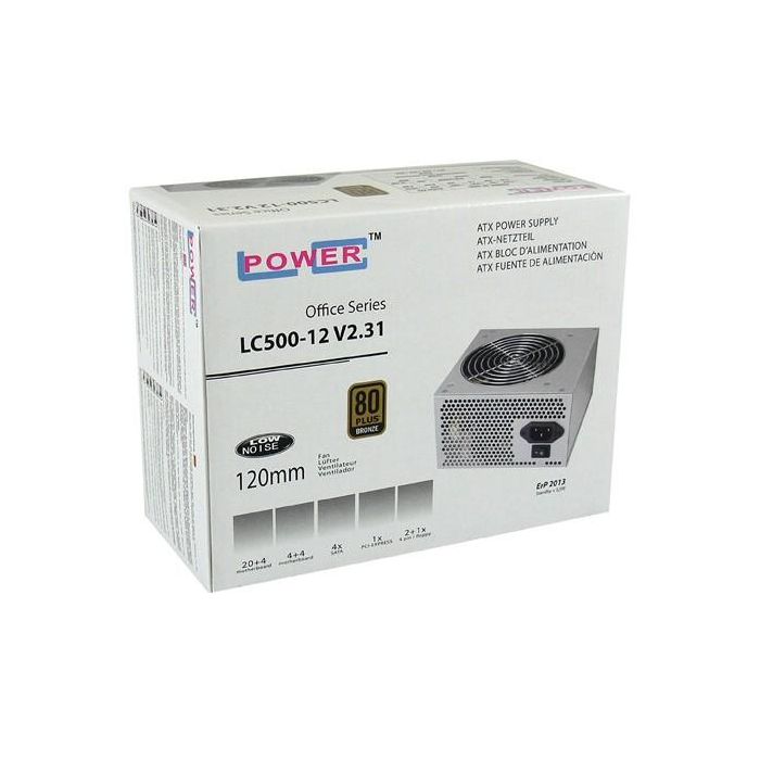 LC-Power LC500-12 Fuente de Alimentación PC 400W 80+ Bronze para Oficina 1