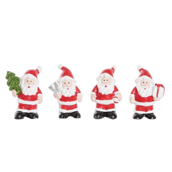 Figura Navidad Tradicional DKD Home Decor Rojo Blanco 2.5 x 4 x 3.5 cm (4 Unidades) Figura Navidad Tradicional DKD Home Decor Rojo Blanco 2.5 x 4 x 3.5 cm (4 Unidades)