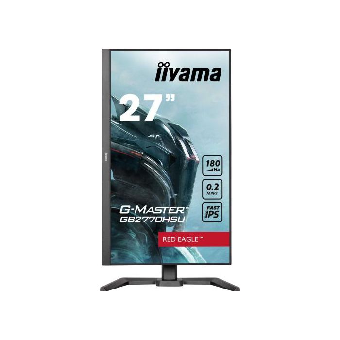 Iiyama Monitor G-MASTER GB2770HSU-B6 27" Full HD 180Hz IPS 0.2ms con 4x USB 3.2 Gen 1 y Flicker Free 1