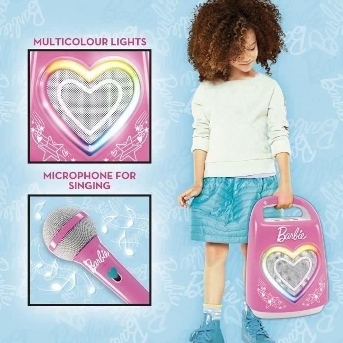 Lisciani LIS8008324104475 Altavoz Bluetooth para Música y Karaoke con Barbie 3 Lisciani LIS8008324104475 Altavoz Bluetooth para Música y Karaoke con Barbie 3