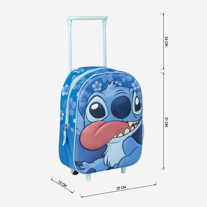 Mochila infantil trolley 3D stitch 25.0 x 31.0 x 10.0 cm 11