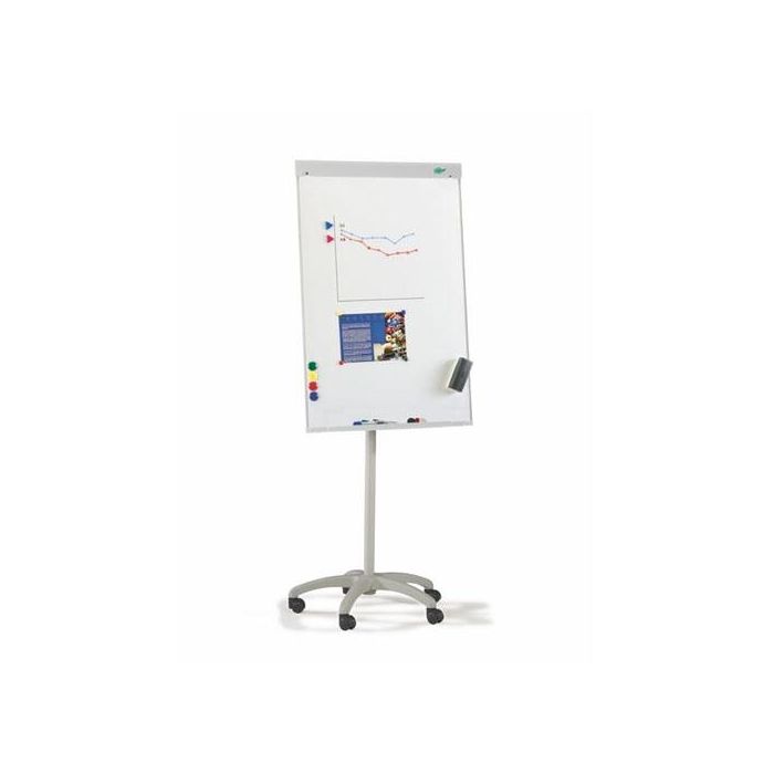 Faibo Pizarra Caballete Melaminado Con Ruedas 70x102 cm