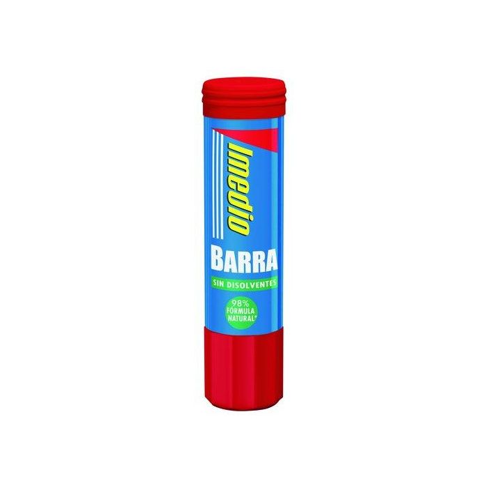 Imedio Barra adhesiva sin disolventes 21g 7000569 - Pegado resistente, rápido y duradero, 98% ingredientes naturales