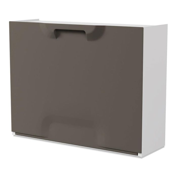 Art Plast Zapatero apilable de polipropileno marrón 51 x 17,3 x 40,1 cm