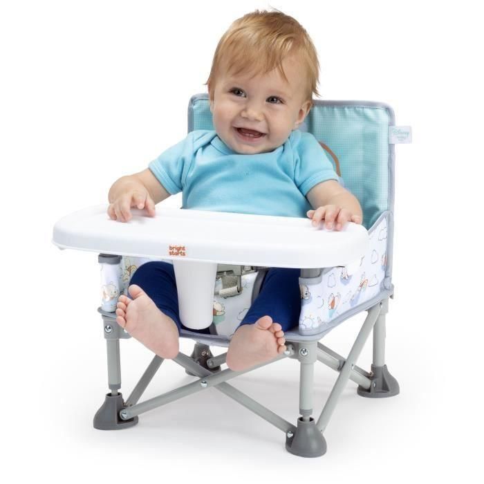 DISNEY BABY Silla elevadora Winnie the Pooh, Silla elevadora Pop 'n Sit, interior, exterior, práctica y compacta, plegado rápido, 2 DISNEY BABY Silla elevadora Winnie the Pooh, Silla elevadora Pop 'n Sit, interior, exterior, práctica y compacta, plegado rápido, 2