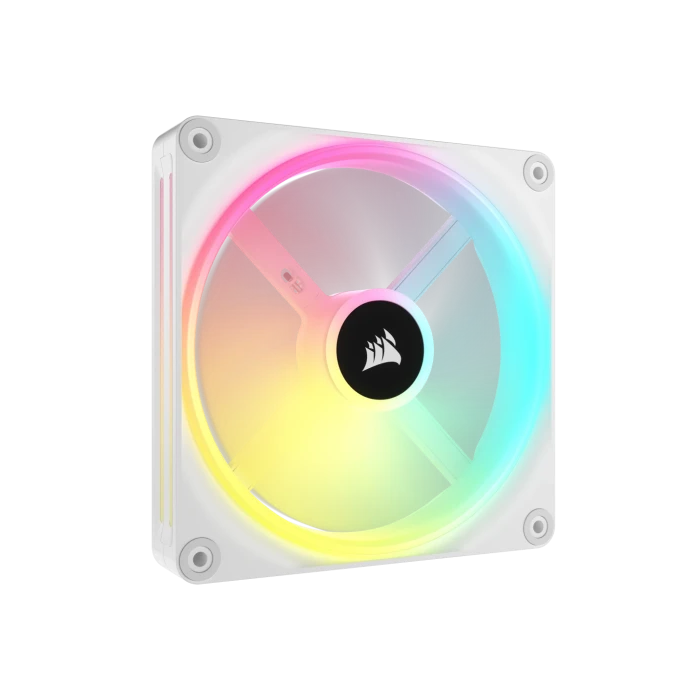 Corsair CO-9051007-WW Ventilador para Carcasa del Ordenador 14 cm Blanco, LED Multi, 480-2000 RPM, 10-37 dB, 63.1 CFM, PWM