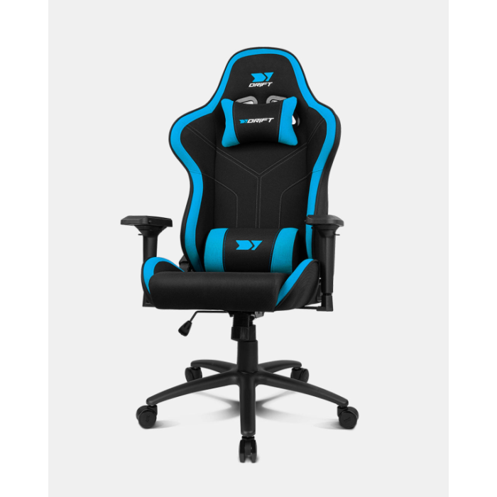 DRIFT DR110BL silla para videojuegos Butaca para jugar Asiento acolchado Negro, Azul