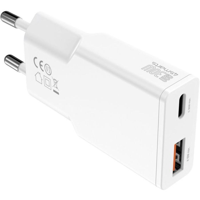 4smarts PDPlug Slim Duos 30W GaN Cargador USB-C + USB-A Carga Rápida 2 4smarts PDPlug Slim Duos 30W GaN Cargador USB-C + USB-A Carga Rápida 2