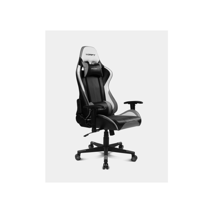 DRIFT DR175 Silla para videojuegos universal Asiento acolchado Negro, Gris, Blanco 1