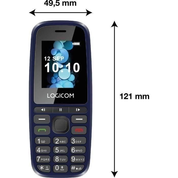 Teléfono Móvil - LOGICOM - Posh 402 - Azul 4 Teléfono Móvil - LOGICOM - Posh 402 - Azul 4