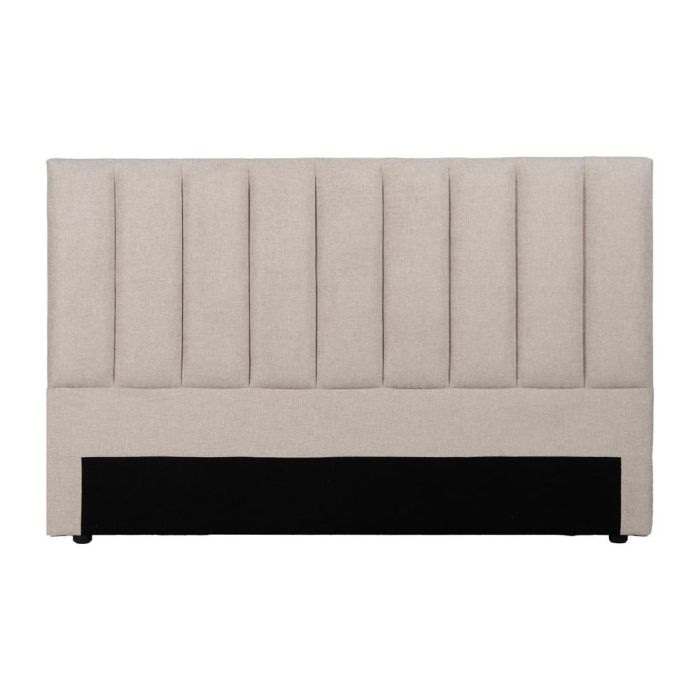 Cabecero Beige Tejido Dormitorio 160 X 8 X 100 cm