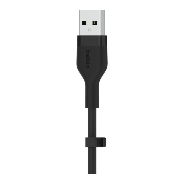 Belkin CAA008BT1MBK Cable USB-A a Lightning Silicona Clip 1m Negro