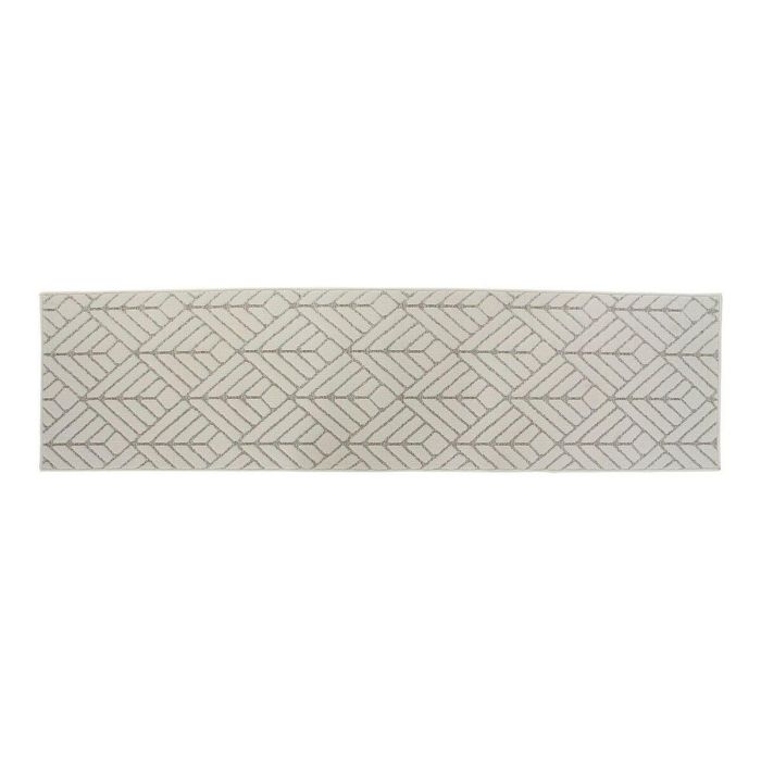 Alfombra Chic DKD Home Decor Blanco Beige 240 x 1 x 61 cm