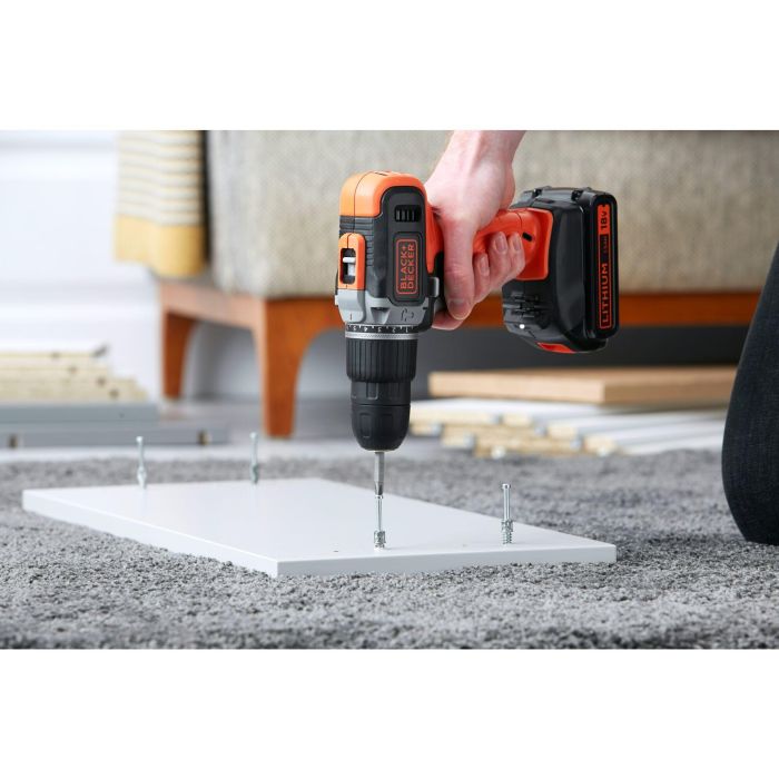 Black&Decker Akku-Schlagbohrschr. 18V 1.5Ah BCD003C1 4