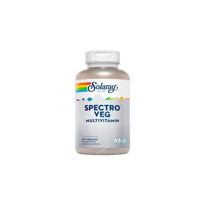 SOLARAY Spectro Multivitamínico y Mineral con Antioxidantes Vegano 180 Cápsulas