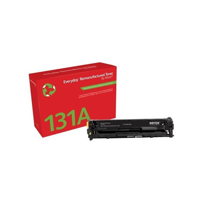 Xerox Everyday Toner Negro 131A CF210A-CRG-131BK para HP Color LaserJet Pro 200 M251, MFP M276 - 1.600 páginas Xerox Everyday Toner Negro 131A CF210A-CRG-131BK para HP Color LaserJet Pro 200 M251, MFP M276 - 1.600 páginas