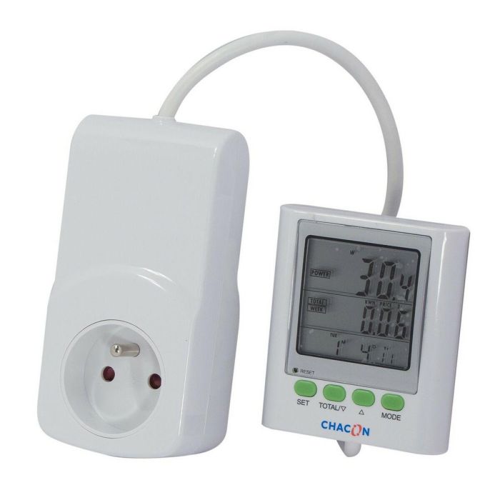 Medidor de consumo CHACON con pantalla remota EcoWatt 650