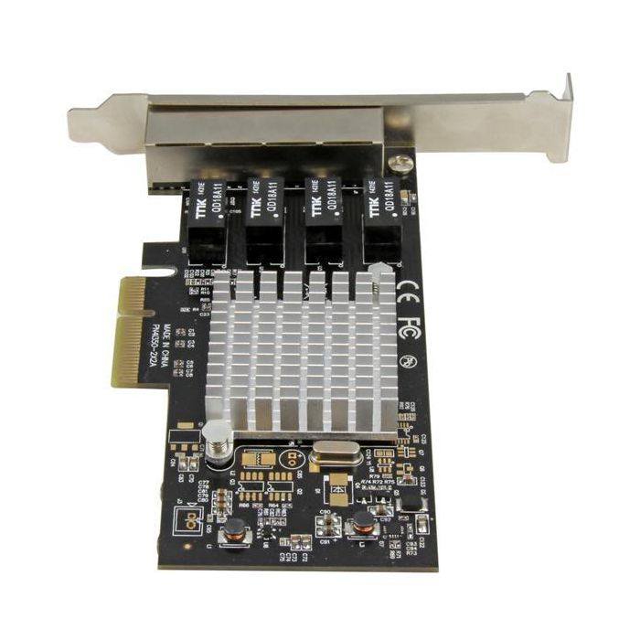 Startechcom I350-AM4 Tarjeta de Red Ethernet Gigabit 4 Puertos PCIe 10/100/1000 RJ-45 1 Startechcom I350-AM4 Tarjeta de Red Ethernet Gigabit 4 Puertos PCIe 10/100/1000 RJ-45 1