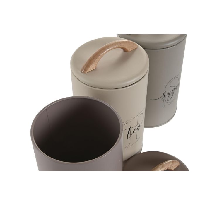 Bote Basicos DKD Home Decor Rosa Oscuro Beige 11 x 19 x 11 cm (6 Unidades) 2 Bote Basicos DKD Home Decor Rosa Oscuro Beige 11 x 19 x 11 cm (6 Unidades) 2