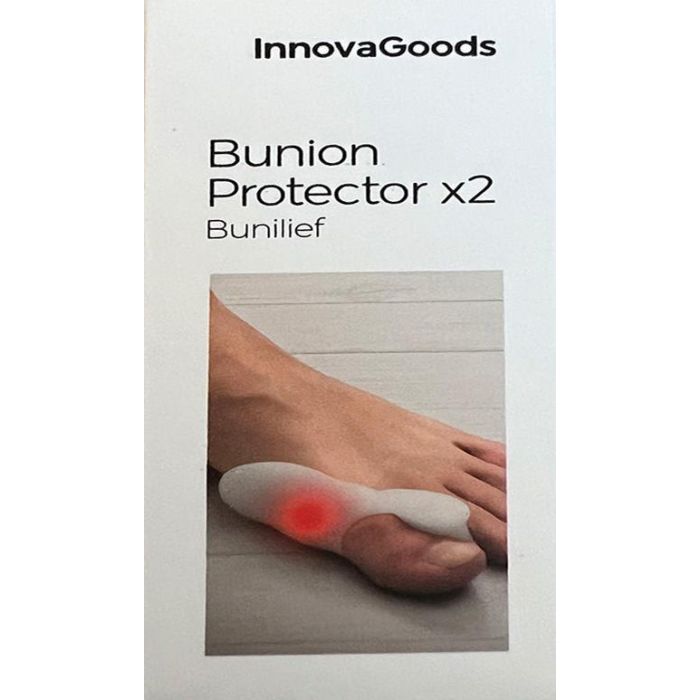 Corrector Protector de Silicona para Juanetes Bunilief InnovaGoods 2 Unidades 9 Corrector Protector de Silicona para Juanetes Bunilief InnovaGoods 2 Unidades 9