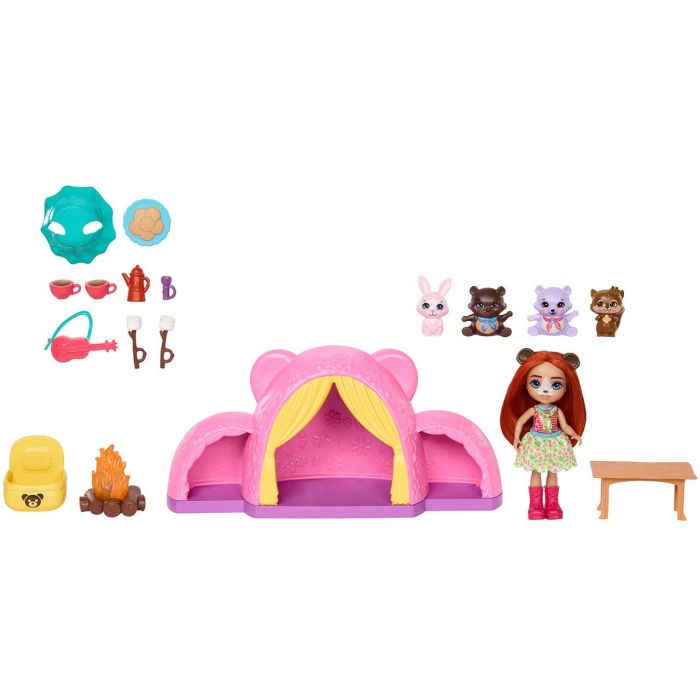 Muñeca Enchantimals Camping De Osos Htw71 Mattel 3