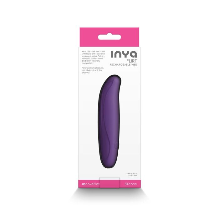 Mini Vibrador NS Novelties Inya Flirt Morado 1