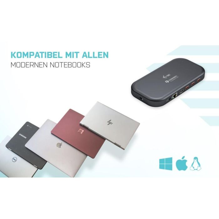 Dockstation i-Tec TB3HDMIDOCKPD Negro 4