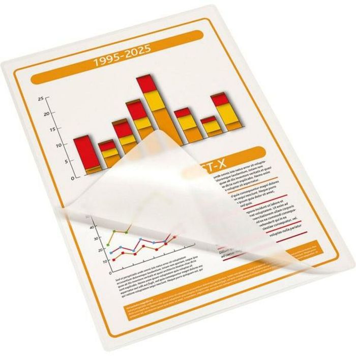 Fundas de plastificar Fixo NA Transparente A4 (10 Unidades) 1