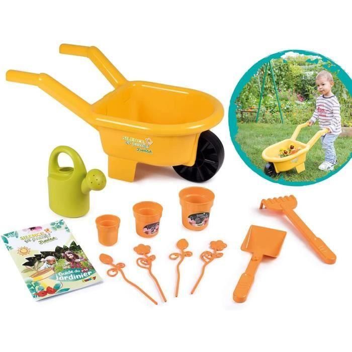 Smoby Carretilla de Jardinería Silence, Ça Pousse! Junior para Niños y Niñas - Juego Educativo de Exterior para Aprender en Familia 1 Smoby Carretilla de Jardinería Silence, Ça Pousse! Junior para Niños y Niñas - Juego Educativo de Exterior para Aprender en Familia 1